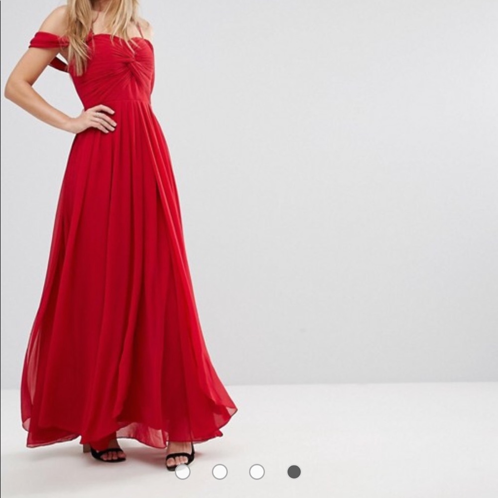 Y.A.S maxi red gown - ASOS